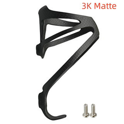 XXX ultralightsided carbon fiber mountain bike road bike bottle cage 16g water bottle holder water cup holder: Dark Grey