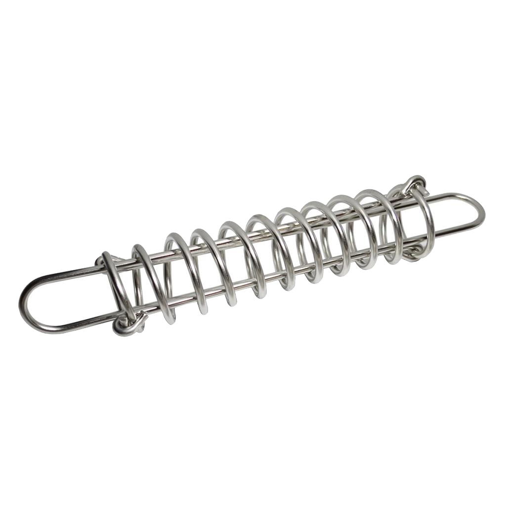 Marine Dock Mooring Line Spring Shock Absorbing, 113mm/4.45inch, Stainless-Steel