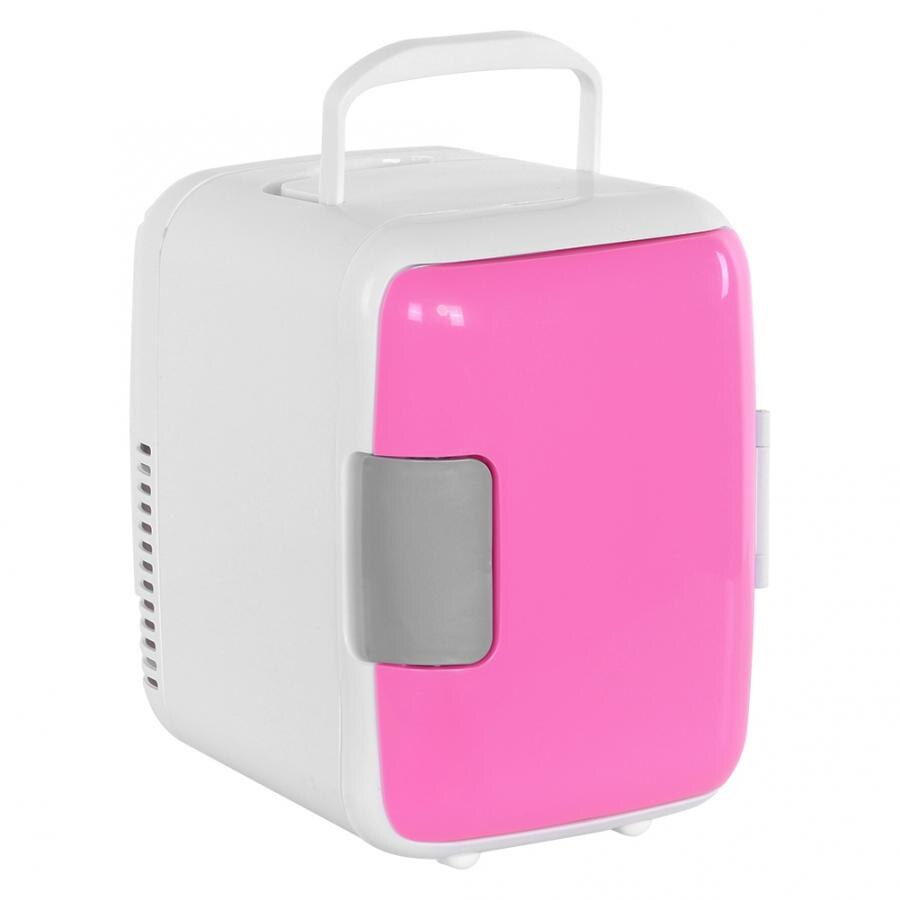 4L Portable Single Door Refrigerator For Heating Cooling Mini Travel Car Fridge Freezer Desktop Cooler Cooling Box for Home Dorm