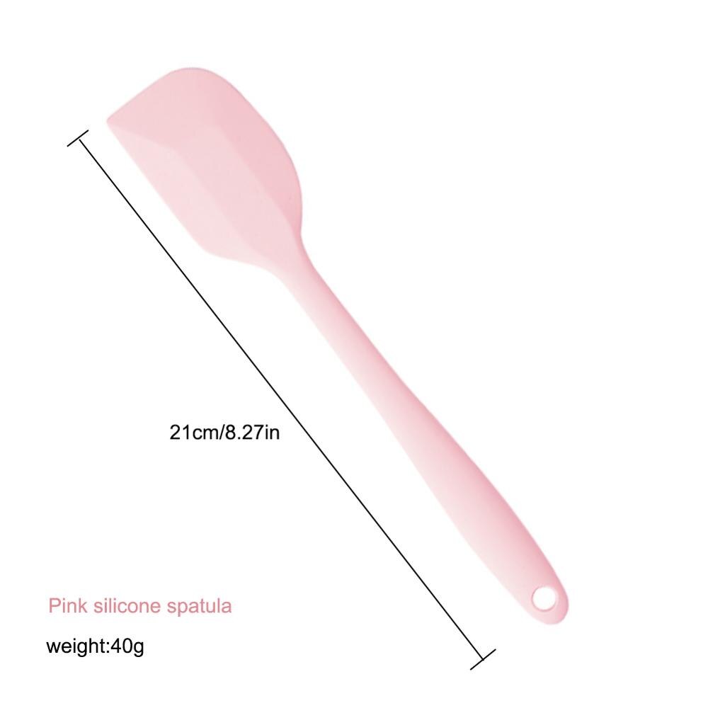 Pink Silicone Cookware Set Non-Stick Spatula Brush Scraper Pasta Server Egg Beater Kitchen Cooking Tools Kitchenware Cookware