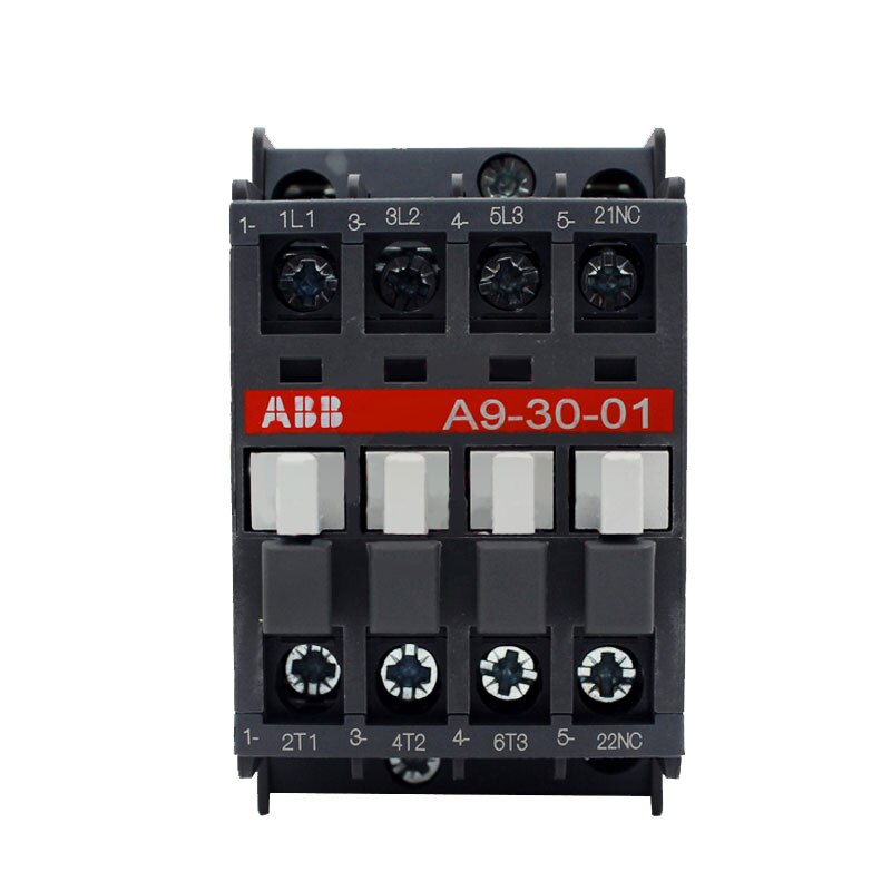 ABB AC contactor A9-30-01 A12-30-01 A16-30-01 220V380V110V24V9A12A16AMain contact3NOAuxiliary contact1NO or 1NC