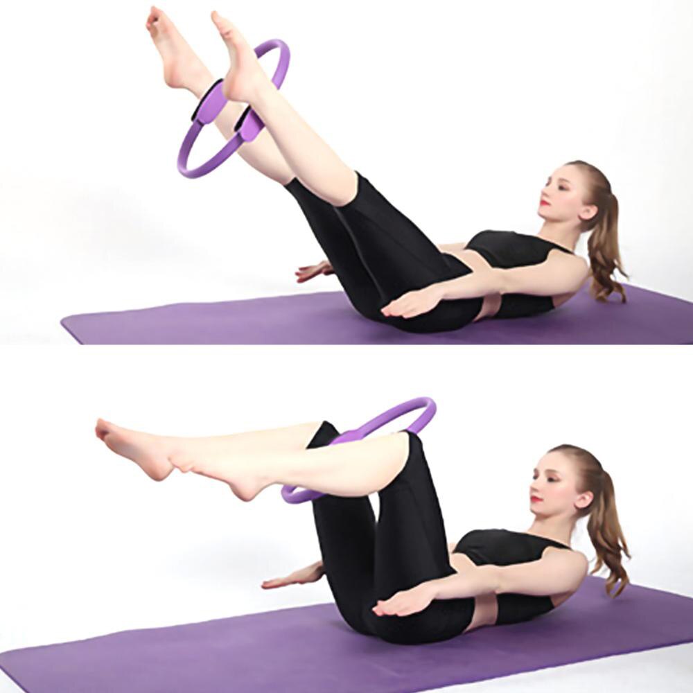 Yoga Pilates Ring - Heavy Duty PP+NBR Material - Body Building Fitness Circle - 3 Colors