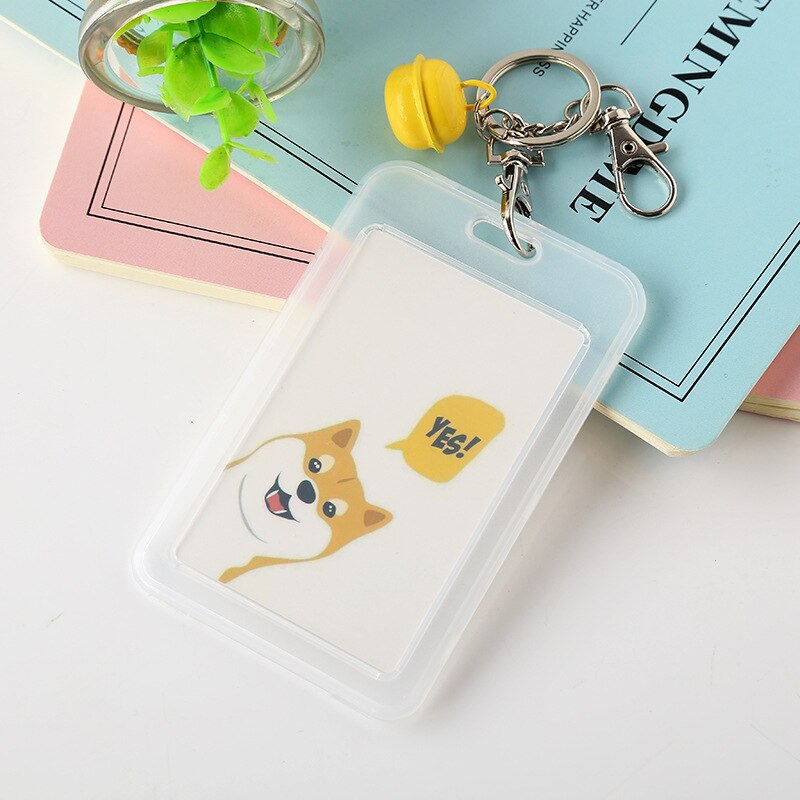 Bank Credit Card Holder Card Cover Cartoon Cute Student Bus ID Card Cover Bag Women Men Keychain Card Case Kids: 10