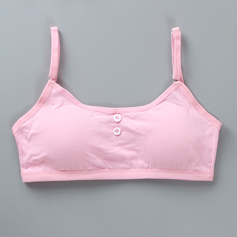 Ropa interior de algodón para niñas de 12 años, Top de entrenamiento, camiseta sin mangas, sujetador para adolescentes, 3 uds.