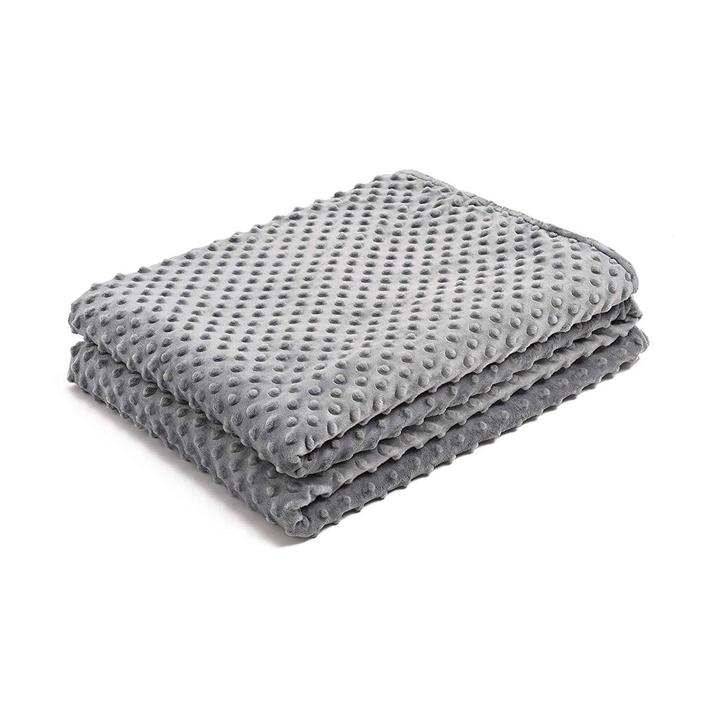 Polyester Adult Weighted Blanket Quilt Sleep Helper For Anxiety Insomnia Stress Set Bedspread Plush Cover For Bed Sofa Warm
