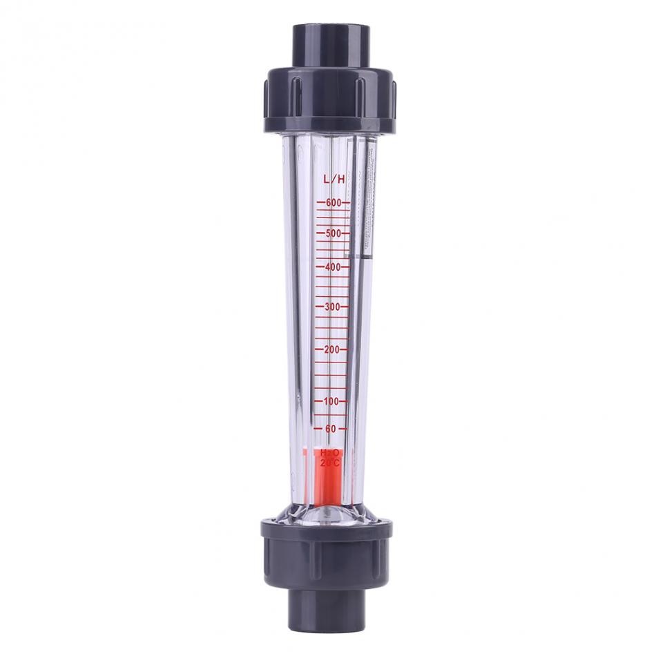 60-600L/H Plastic Tube Flow Meter Liquid Water Rotameter BSP Thread Flow Measuring Instruments for Chemical Petroleum Industry
