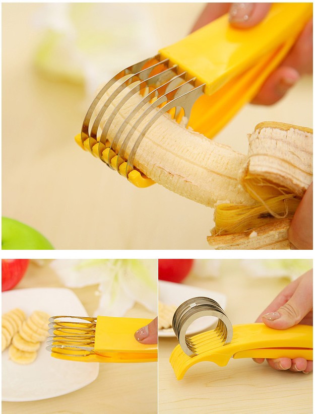 Coupe Banane - Coupe Fruits - Gadgets de Cuisine