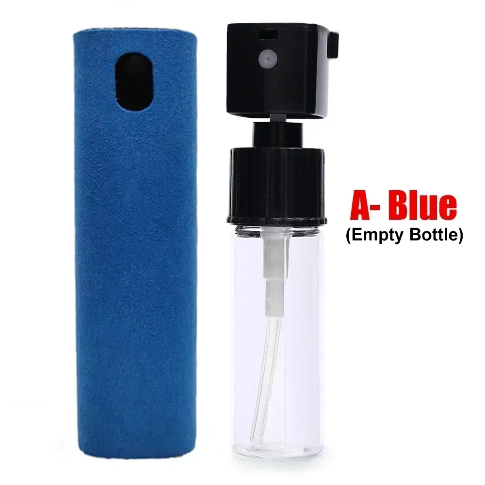 Mikrofaser-Bildschirmreiniger, Sprühflasche, Handy, Tablet, Laptop, Display, Bildschirmreinigung, Wischtuch, Drücken, Sprühflasche ohne Flüssigkeit: green