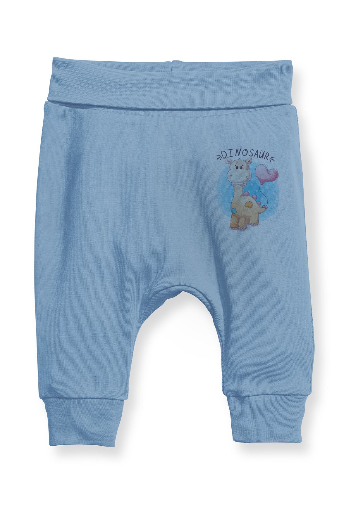 Angemiel Baby Balloon Holding Dinosaur Boys Baby Harem Pants Pantalon Blue
