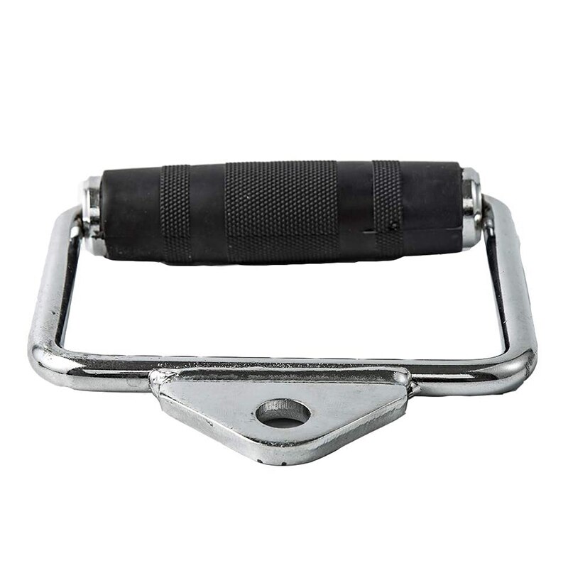 Gym D Handle Pull Down Cable Attachment Set Non-Slip Tricep Grip Pulley Exercise Handles with Rubber Grip for Gym Home