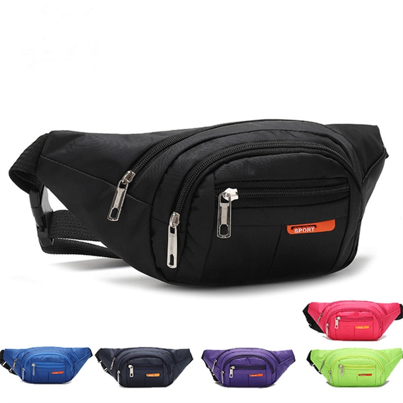 Borsa a tracolla Casual Unisex marsupio impermeabile borse a tracolla solide a tracolla marsupio da uomo marsupio marsupio da viaggio