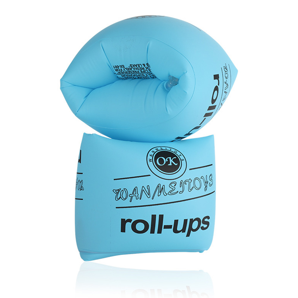 2 Pairs Floating Swim Arm Bands Inflatable Floater Sleeves Swimming Arm Rings