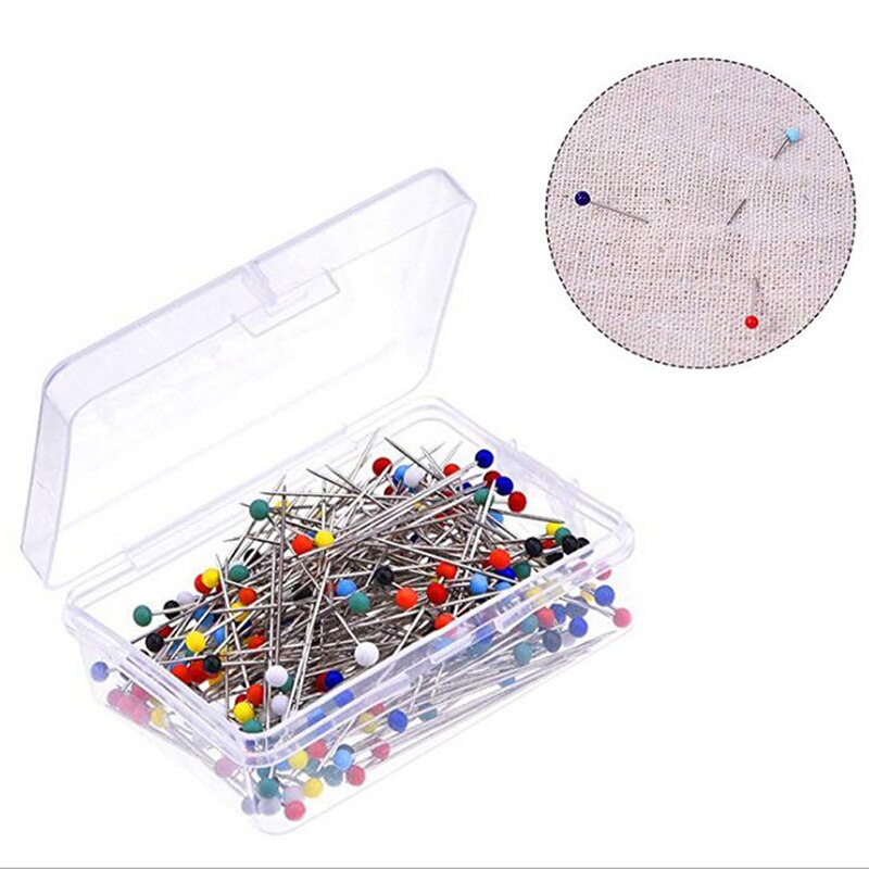 Sewing Pins 38mm Glass Ball Head Push Quilting Pins For Jewelry DIY Sewing Tool