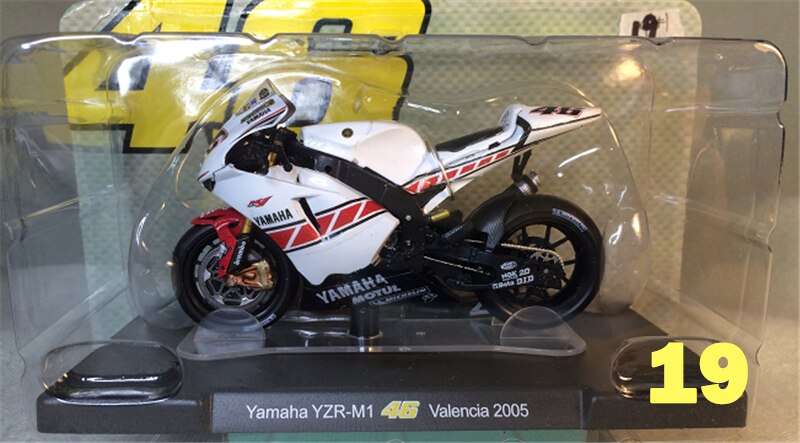 LEO 1:18 46 # Limited Collector Rossi Motorcycle Model Series Apulia Yamaha Honda Motorcycle Toys Best Birthday: 19