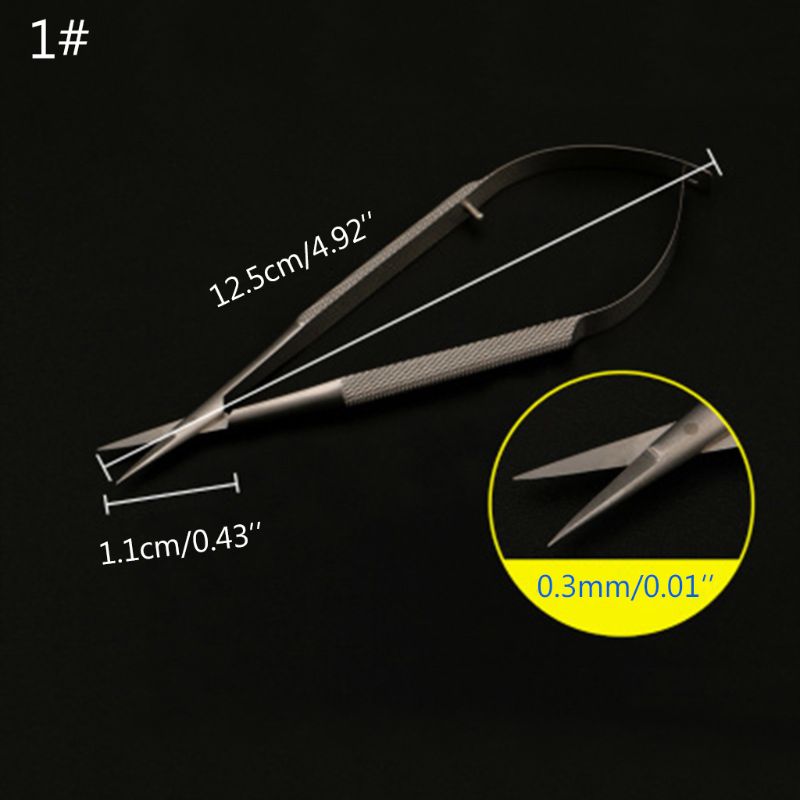 microscope ciseaux pince sonde Micro crochet pince spatule 12cm acier inoxydable