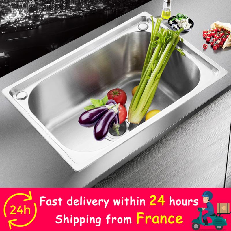 Spoelbak Enkele Wastafel Enkele Wastafel Keuken Bar Armatuur Enkele Wastafel Verdikte Spoelbak Grote Single Slot Huishoudelijke Slot Schotel Wastafel Hwc