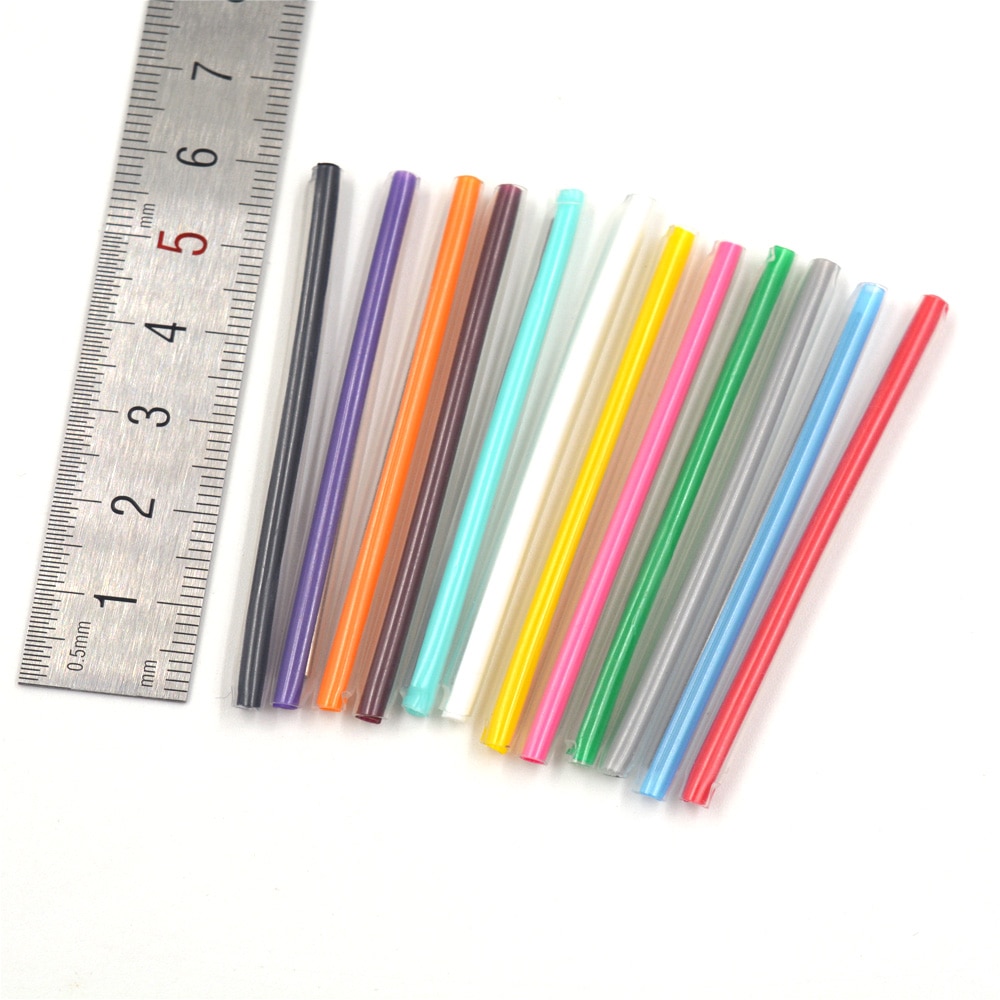 Fundas de protección de empalme de fibra óptica, 12 colores opacos, Tubo Termocontraíble de colores OD2.7 60mm -1200 Uds.