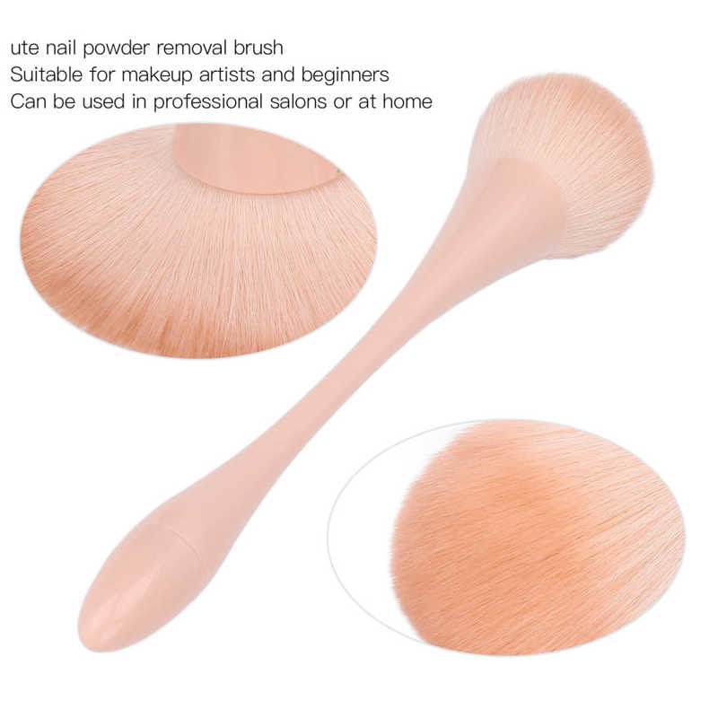 Szczotka robić kurzu gwóźdź Sztuka przenośny pędzel robić makijażu uniwersalny przyjazny dla skóry miękkie włosie robić manicure robić domu