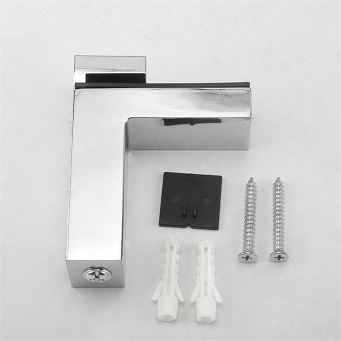 10PCS Adjustable Glass Clamp F shape Glass Plated Brackets Zinc Alloy Chrome finish Shelf Holder Support Brackets Clamps Home