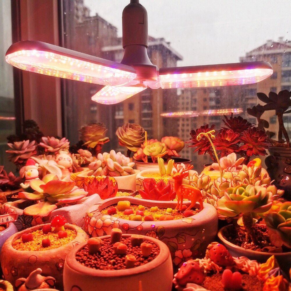 LED Folding Plant Lamp Indoor Fleshy Flowers&Vegetables Indoor Planting Lamp Supplementary Light control Indoor Flower Growth