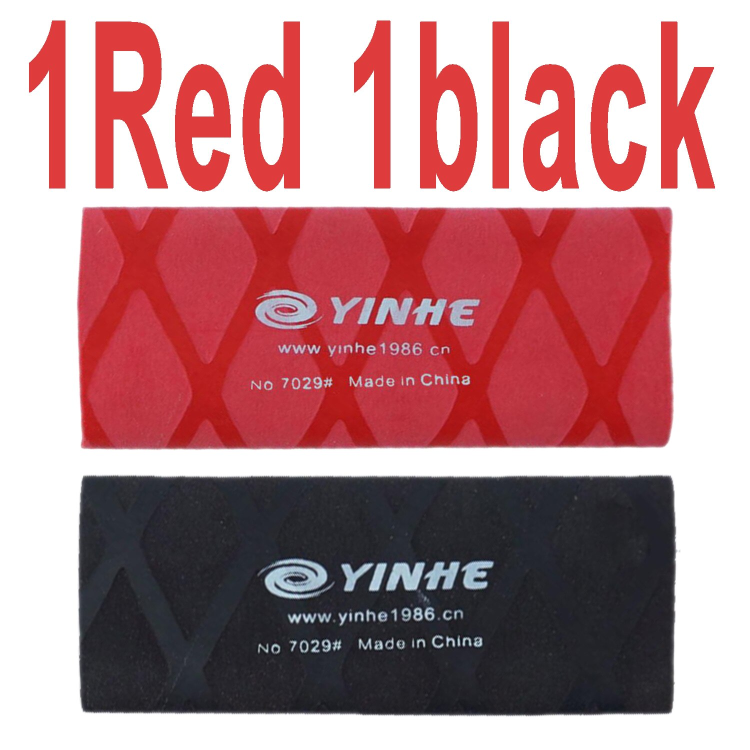 2pcs YINHE galaxy overgrip for table tennis racket handle tape heat-shrinkable ping pong set bat grips sweatband Accessories: YH 1red 1black