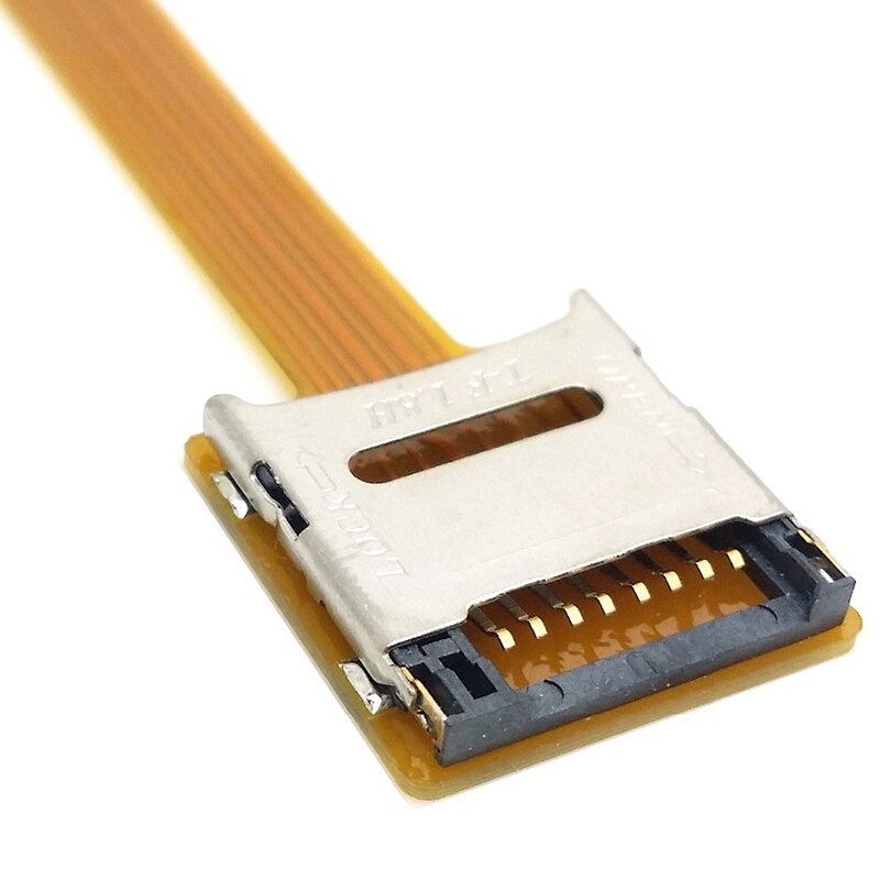 Kit de carte mémoire micro-sd Tf mâle à femelle Extension souple plat Fpc rallonge de câble 10Cm
