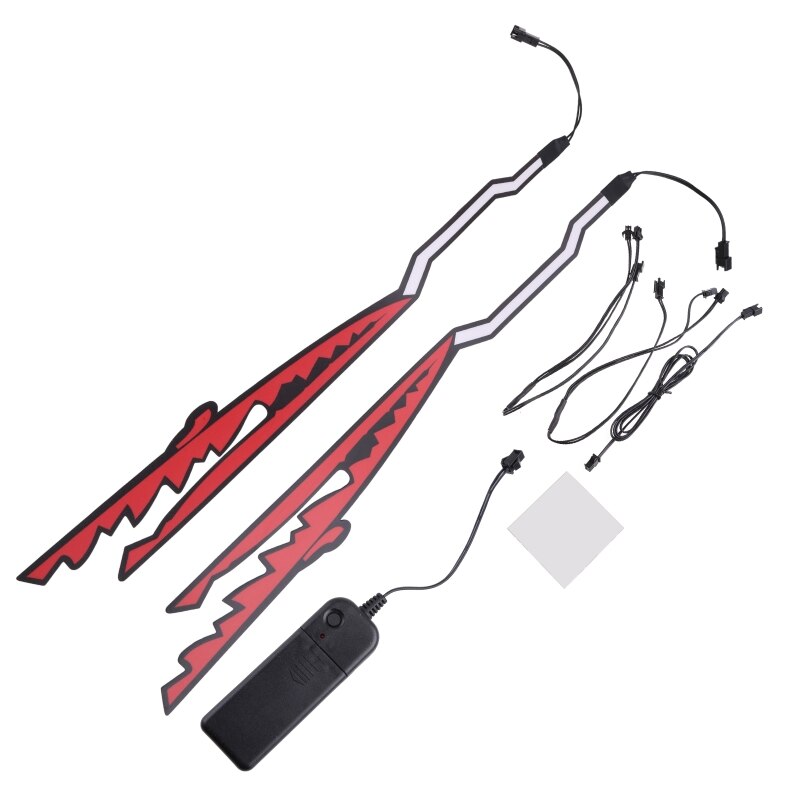 Helm Led Koud Licht Mod Kit Bike Helm Lamp Bar Lichtgevende Signaal Sticker Night Rijden Signaal Helm Licht D7YA: R