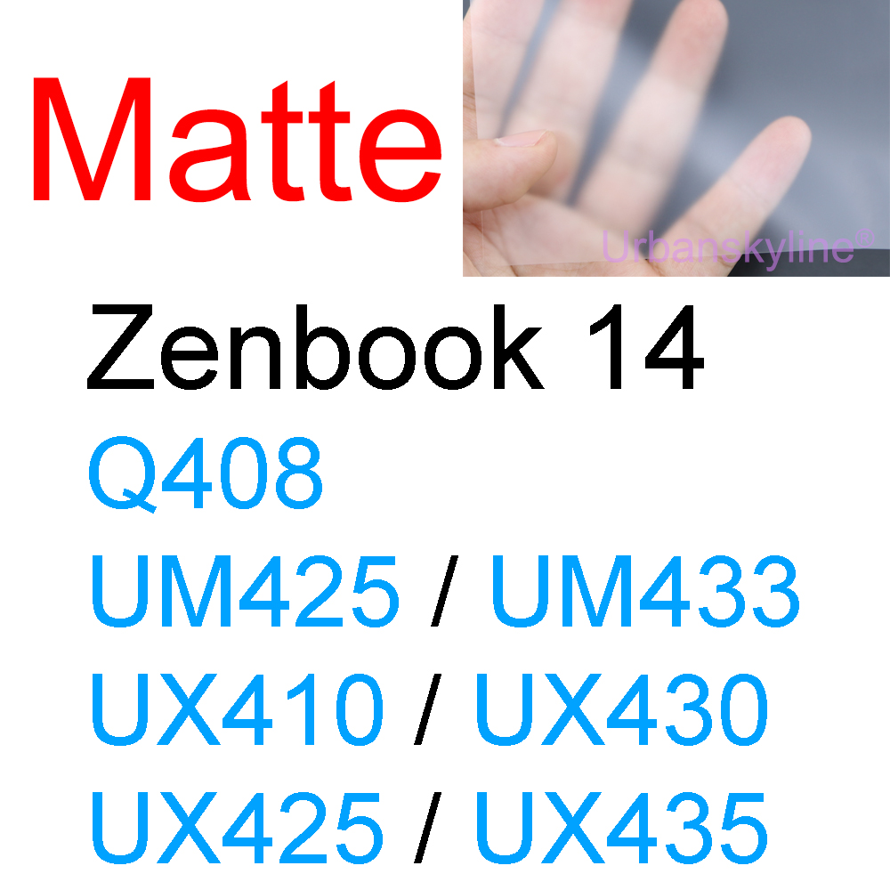 Displayschutzfolie für asus zenbook duo  ux481 ux482 ux582 ux8402 ux8406 flip  ux561 ux363 ux490 oled hd, klar, matt, mit milchglas-folie: Rosa