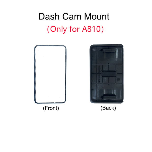 Voor 70mai Dash Cam Mount Voor 70mai Dash Cam A810 Mount voor 70mai A810 Auto DVR Sticker houder Statische Stickers: WHITE