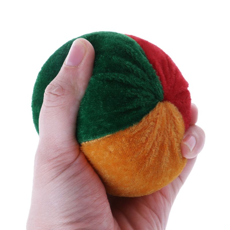 Soft Colorful Juggling Ball Handmade Children Footbag Kindergarten Supplies B2QD