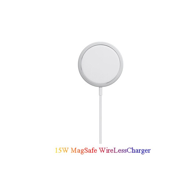 Magnetische 15W Drahtlose Ladegerät Für iPhone 12 Pro Max Mini Für Magsafe Schnelle Lade Schnell PD 20W UNS UK EU Stecker Drahtlose Ladegerät: Wireles charger