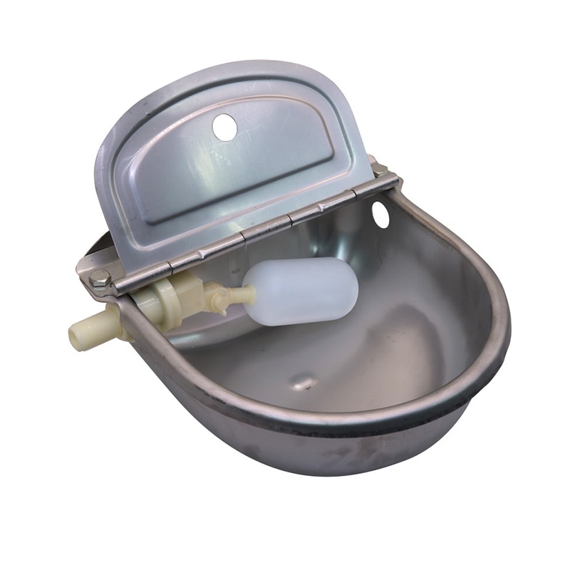 Dog Sheep Pig Livestock Cattle Horse Drinker Bowl Automatic Waterer Float Outlet Farm Animal Stainless Steel Drinking Fountain