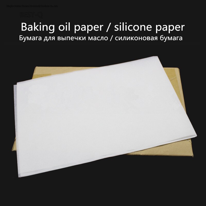 Baking paper silicone oil soluble bean cake pan pad paper BBQ barbecue paper-wrapped fish paper paper paper