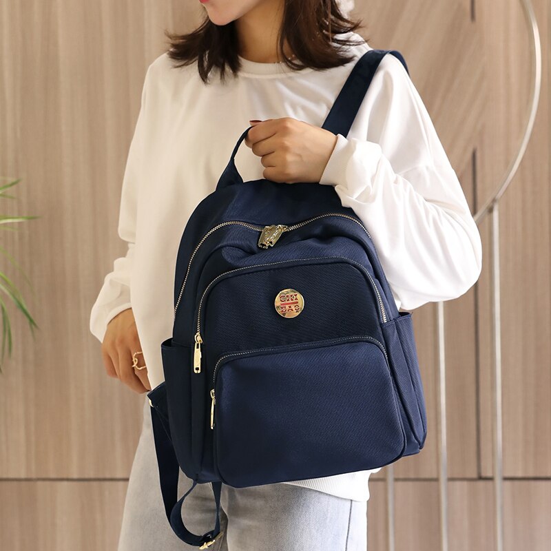 Vento Marea Travel Backpack Casual Waterproof Youth Lady Women Bag Female Large Capacity Shoulder Bag A4 Paper Rucksack