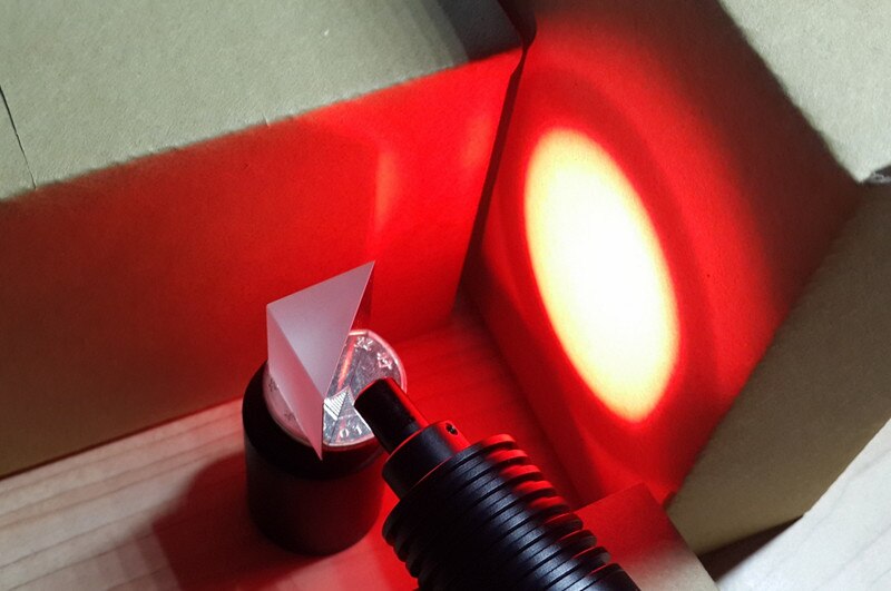 20x20x20mm Right Angle K9 Triangular slope External Reflecting Prism Lens