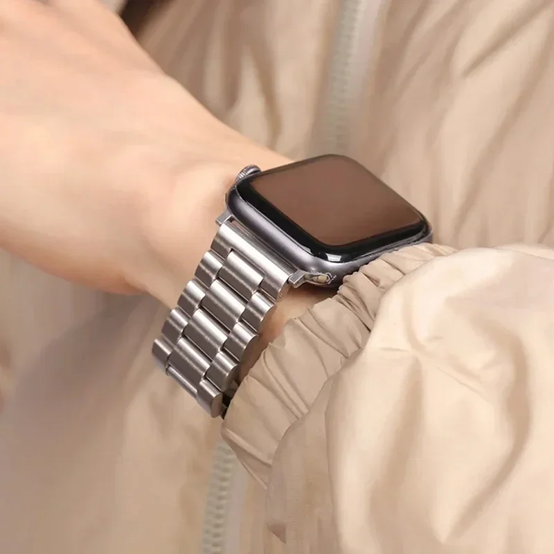 Stainless Steel Strap for Apple Watch Ultra Band 49mm 40mm 44mm 46 42mm 41mm 45mm Metal Bracelet IWatch Series 10 9 8 7 SE 6 5 4