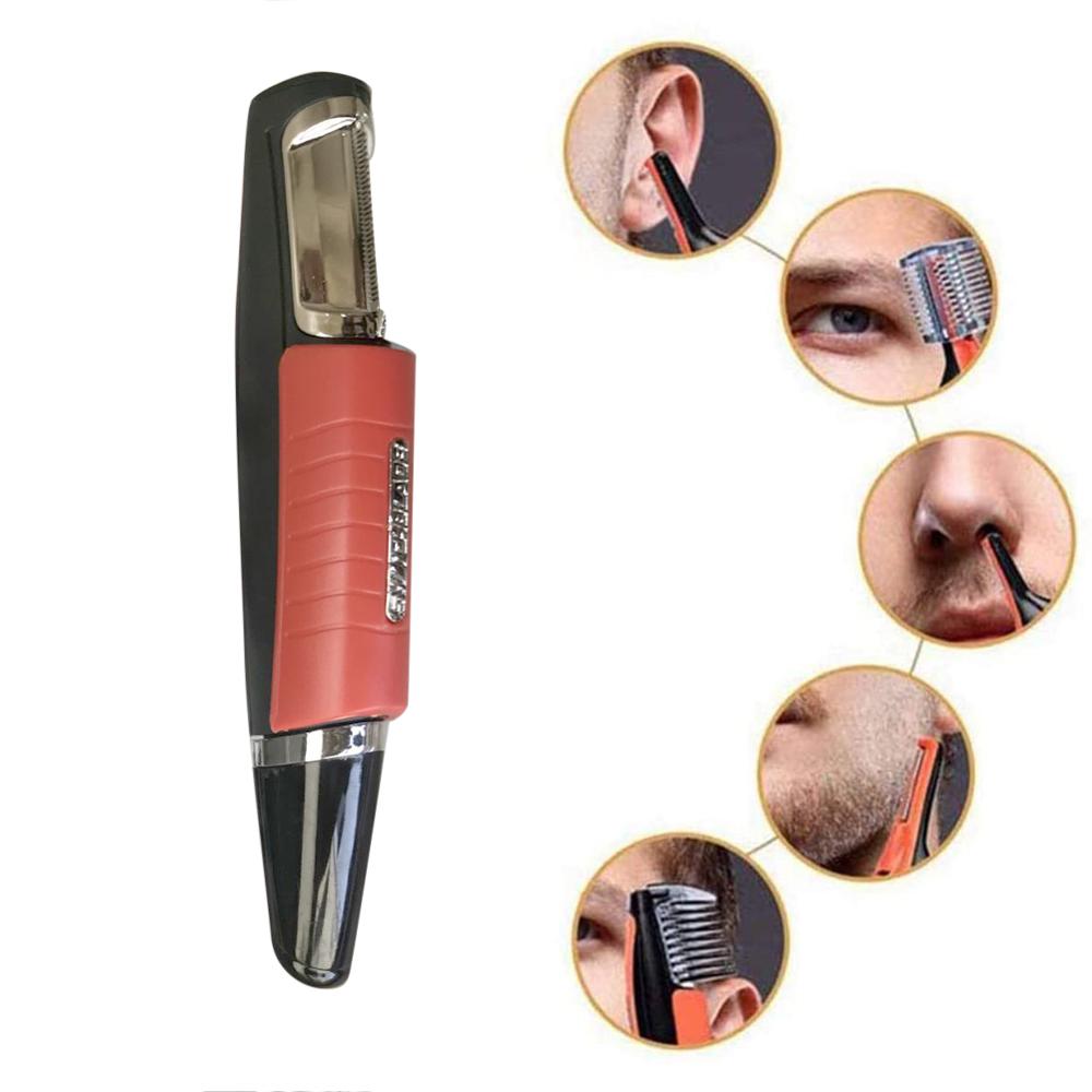 Haar Trimmer Wenkbrauw Oor Neus All In One Trimmer Removal Clipper Scheerapparaat Elektrische Gezichtsverzorging Trimmer Met Led Licht