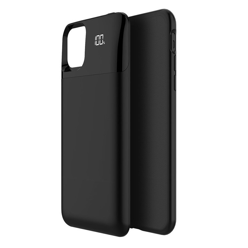 Para Iphone X XS XR XS Max 11 11 Pro 11 Pro Max caja de la batería de alimentación separada carga inalámbrica caja de la batería pantalla Digital inteligente