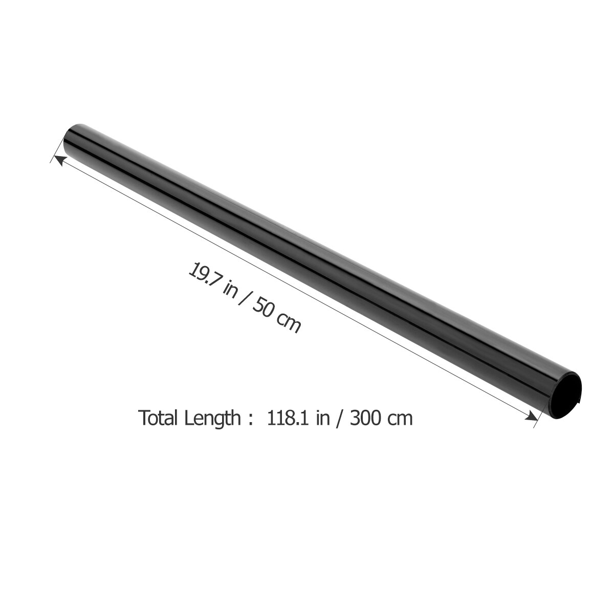 50cmx300cm Car Van Window Tint Film Universal Fit For Privacy Sun Glare Heat Reduction 5% Roll Auto House Solar Protection