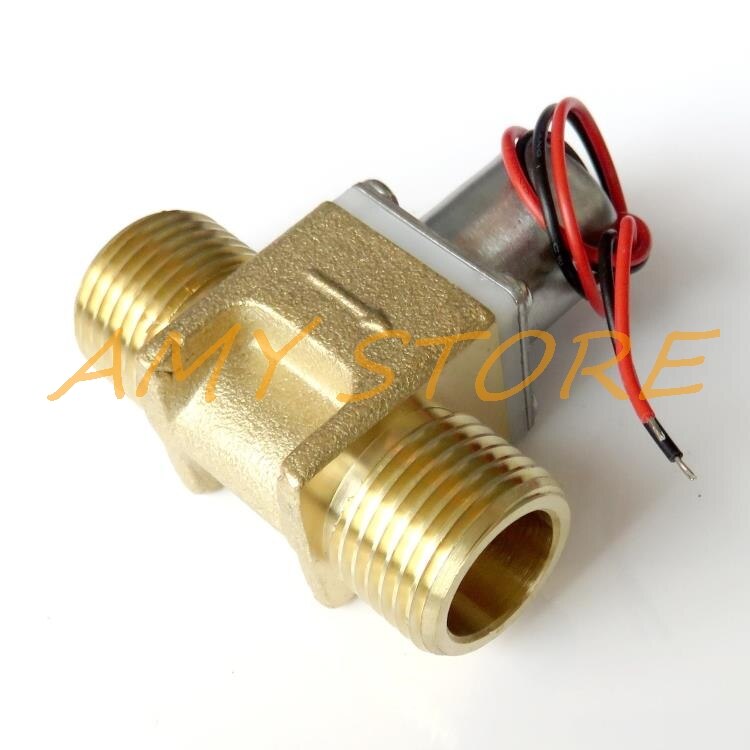 1/2"BSP Male Thread Single Way Water Inlet Electric Pulse Solenoid Valve DC 4.5V-6V 500mA Urinal Gardening Sanitary fittings