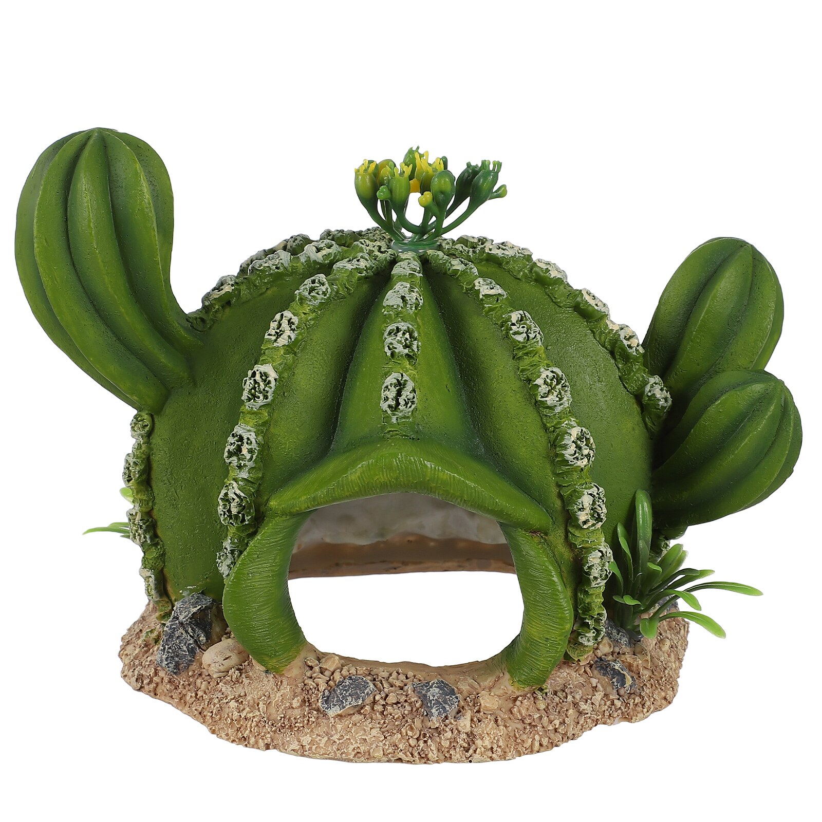 Decorative Reptiles Shelter Tortoise Hiding Adornment Reptiles Box Decoration (Green): Default Title
