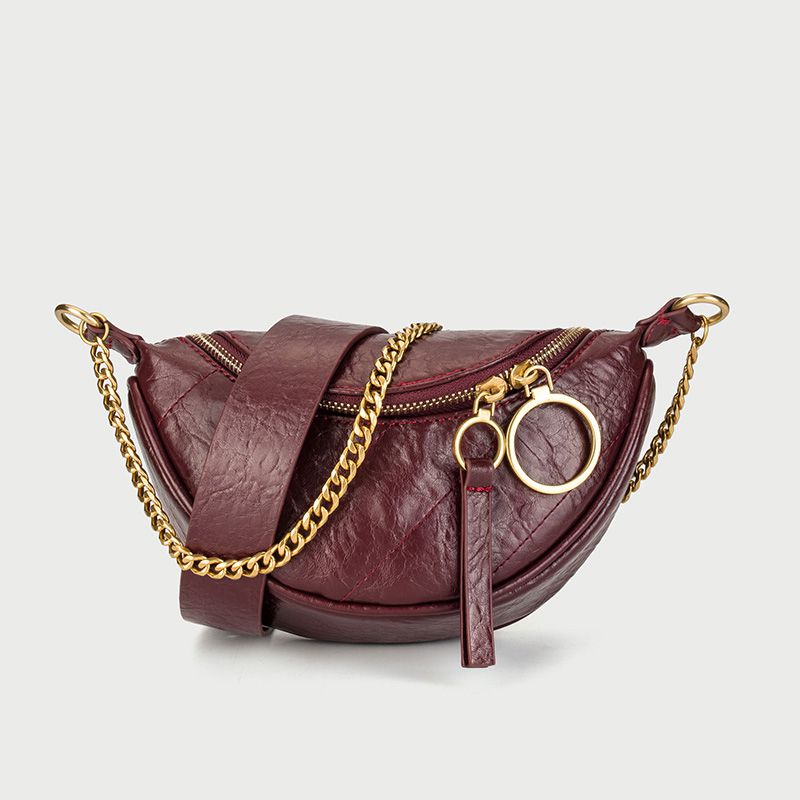 neue frauen Tasche Diagonale Alle-spiel Modische eins-schulter Kette Knödel Tasche Einfache Reise hoch-ende Gefühl Brust Tasche