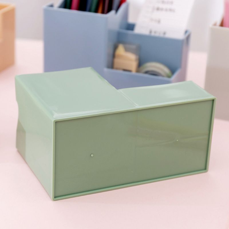 Organisateur De Bureau Métallique Multifonction - Avec Ou Sans Crochet - 5 Compartiments Pour Stylos, Maquillage, Petits Objets