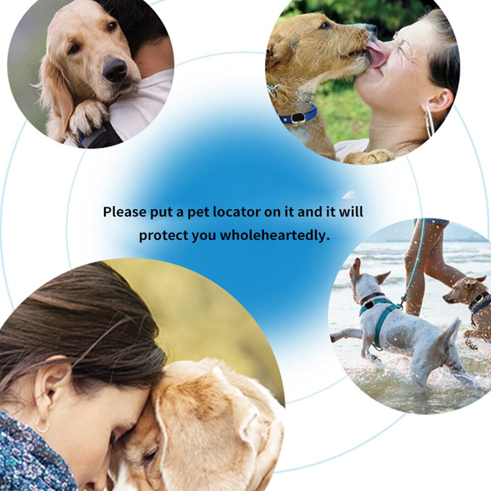 Pet Collar Waterproof Collar Pet Locator Intelligence Smart Hound Locator Mini Anti-Loss Tracker Dog Cat GPS Location Tracker
