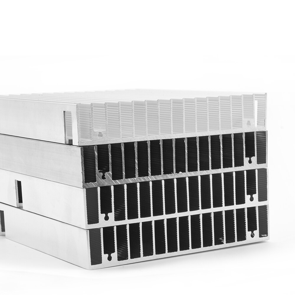 Disipador de calor de aluminio para acuario, radiador LED de 44x10x2cm, espectro completo, luz de cultivo artesanal