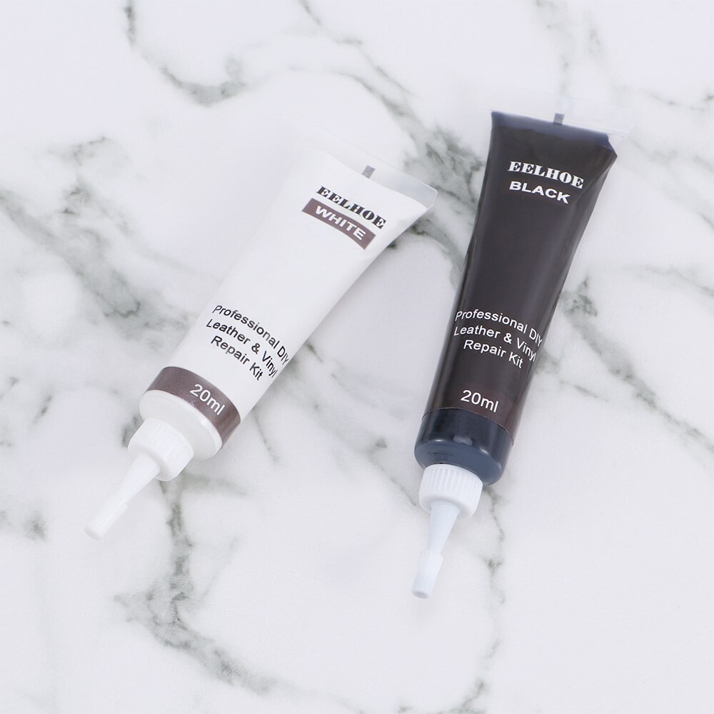 20ml White Color Sealers Car Seat Repair Tool Leather Seat Sofa Scratch Cracks Rips Liquid Repair Tool Car Accessories