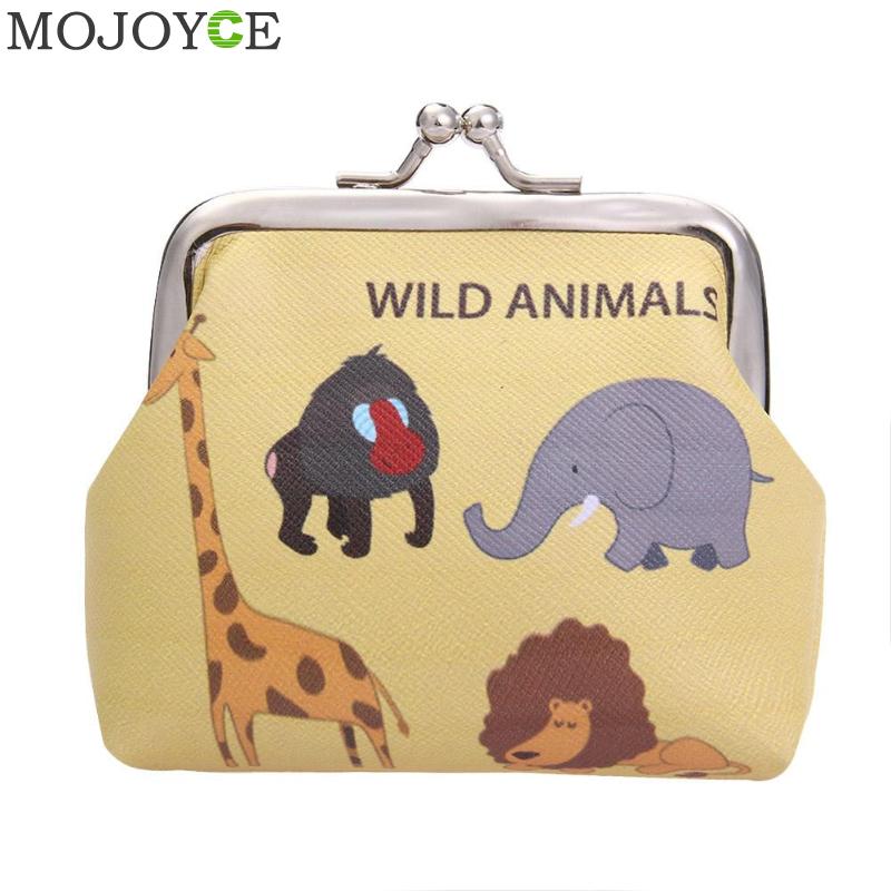 Exclusive Elephant Print Mini Coin Bag Women Coin Purses Cartoon Pattern Cute Small Bag Clutch Zero Wallet: 02