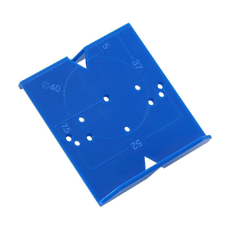 Hinge Hole Jig 35mm 40mm ABS Hinge Boring Drill Guide Template Jig Furniture Door Cabinets Hinges Hole Locator for Woodworking