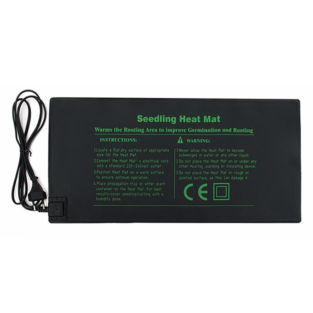 24x52CM Seedling Heating Mat Waterproof Plant Seed Germination Propagation Clone Starter Pad Garden Supplies Seedling Heat Mat