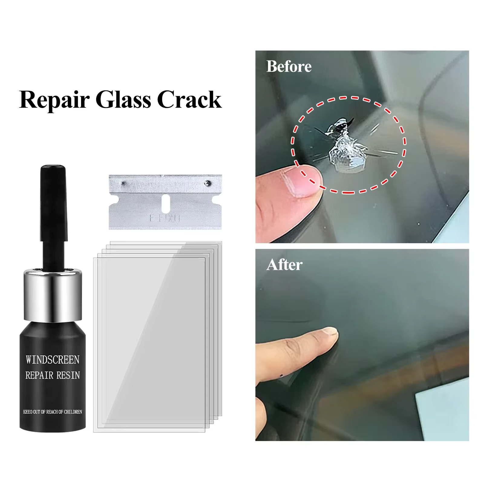 Auto Glas Reparatur Fenster Risse Weg Bausatz Entfernen Kratzer Automobil Lkw Motorräder Gebrochene Reparatur Windschutzscheibe Riss Erholung einstellen